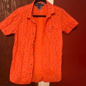 Tommy Hilfiger Men’s Short-Sleeve Button-Down Shirt